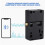 Smart Bluetooth Cabinet Drawer Lock Unmanned Container Lock with English Manual 11