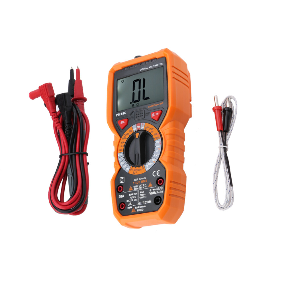 Peakmeter Pm18c Intelligent Digital Multimeter Voltage Resistance Ncv Tester 6921324008746