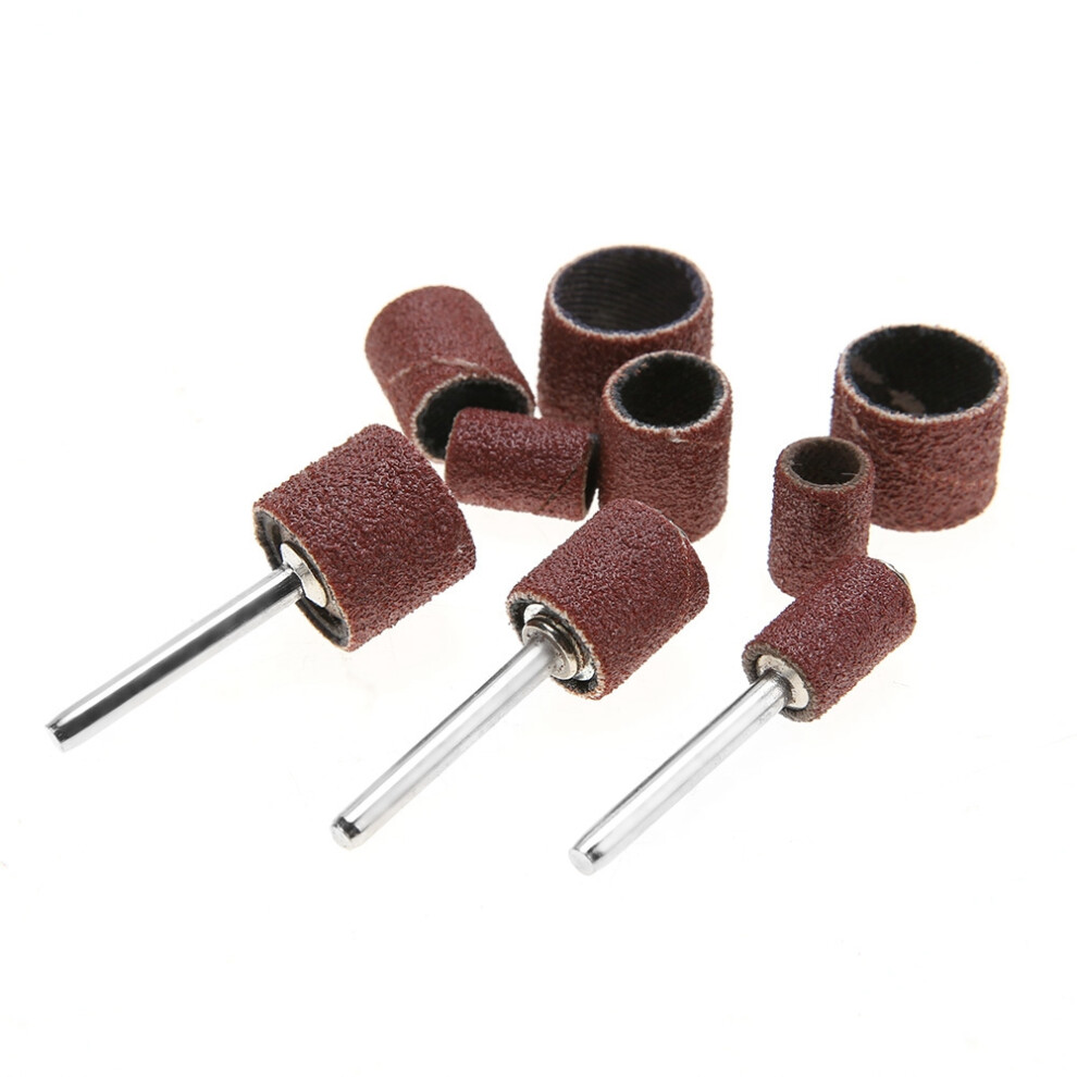 102Pcs Polishing Grinding Sanding Drum Kit Tool With Connecting Rods For Rotary Machine 9381324009766