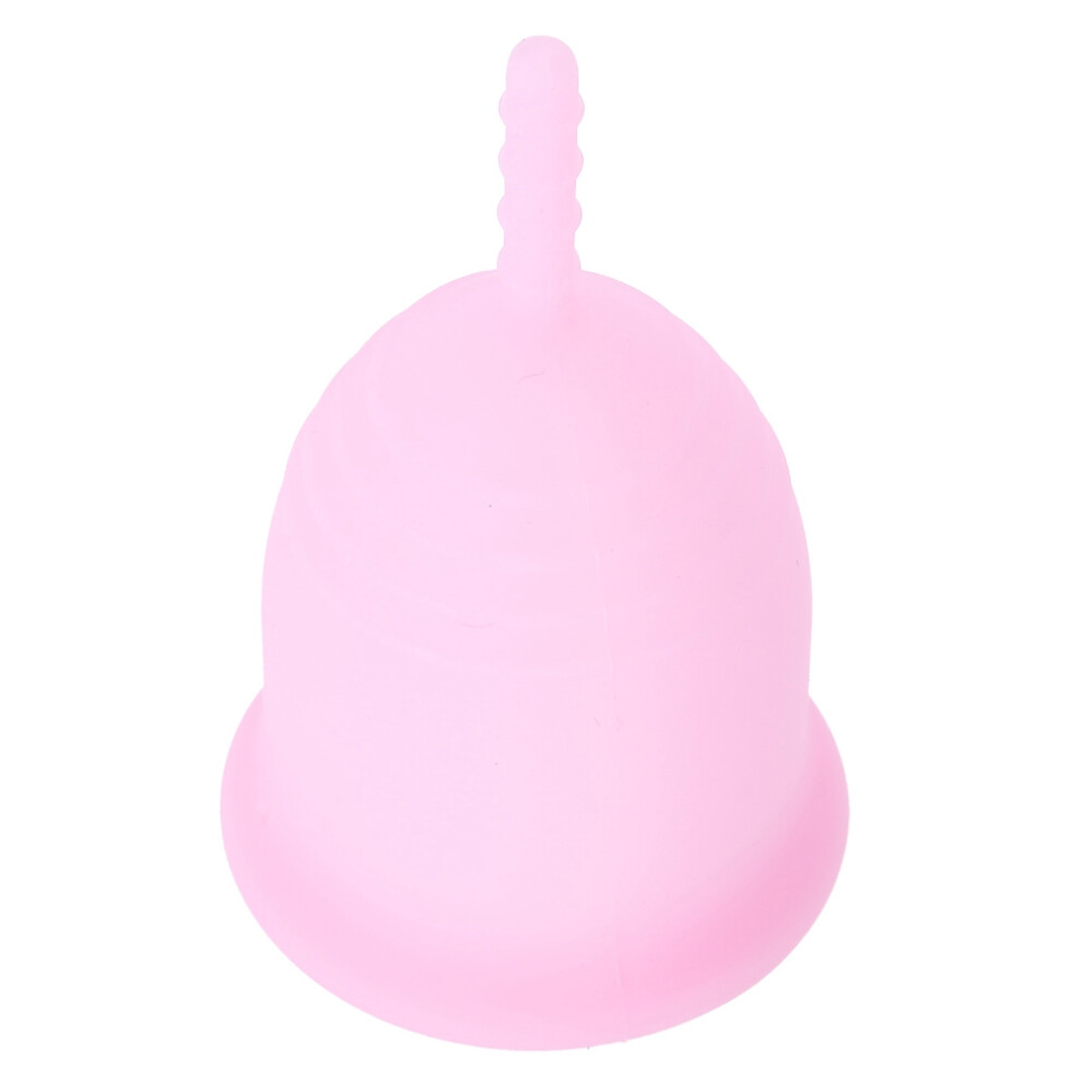 Pink Menstrual Cup Medical Silicone Female Lady Leak Free Safety Feminine Hygiene Cup L