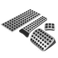 Set aus 4 Motor-, Brems- und Kupplungspedalabdeckungen für Mercedes-Benz Modelle W203 W204