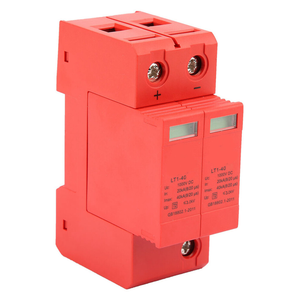 Dc1000v 2P 20Ka~40Ka House Surge Protective Low Voltage Arrester Device 4351324011200