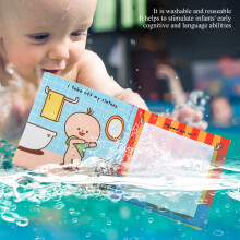 Baby Cloth Book Infant Early Cognitive Development Educational Book (Bath Cloth Book)