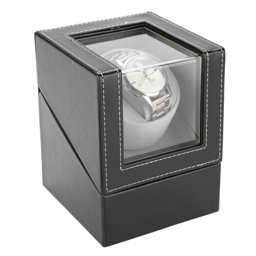 Single Watch Winder Holder Display Storage Automatic Mechanical Watch Box 2