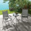 Outsunny Outsunny Folding Chairs Set, Breathable Mesh Fabric Seat, Dark Grey 7