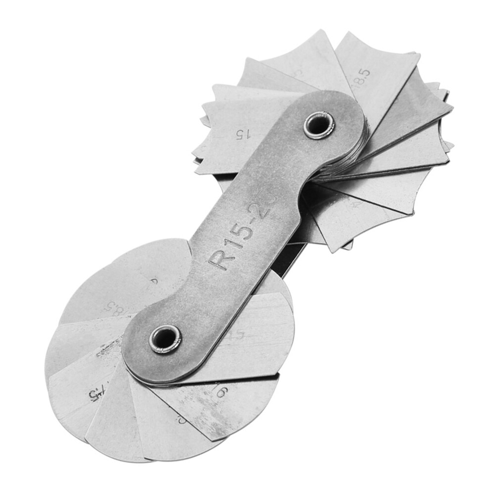 Stainless Steel Radius Fillet Gauge External Internal Concave Convex Measuring Tool (R15-25Mm) 7901324014267