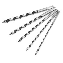 5Pcs/set Hexagon Handle Carbon Steel Wood Fast Cut Auger Drill Bit Carpenter Tool