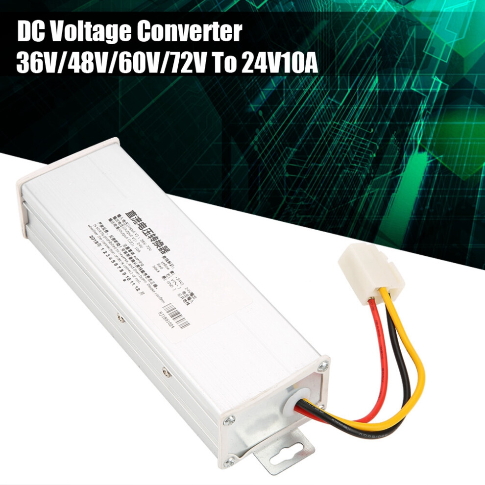 Dc 36V/48V/60V/72V To 24V10a 240W Voltage Step Down Module Power Supply Converter 8471324016497