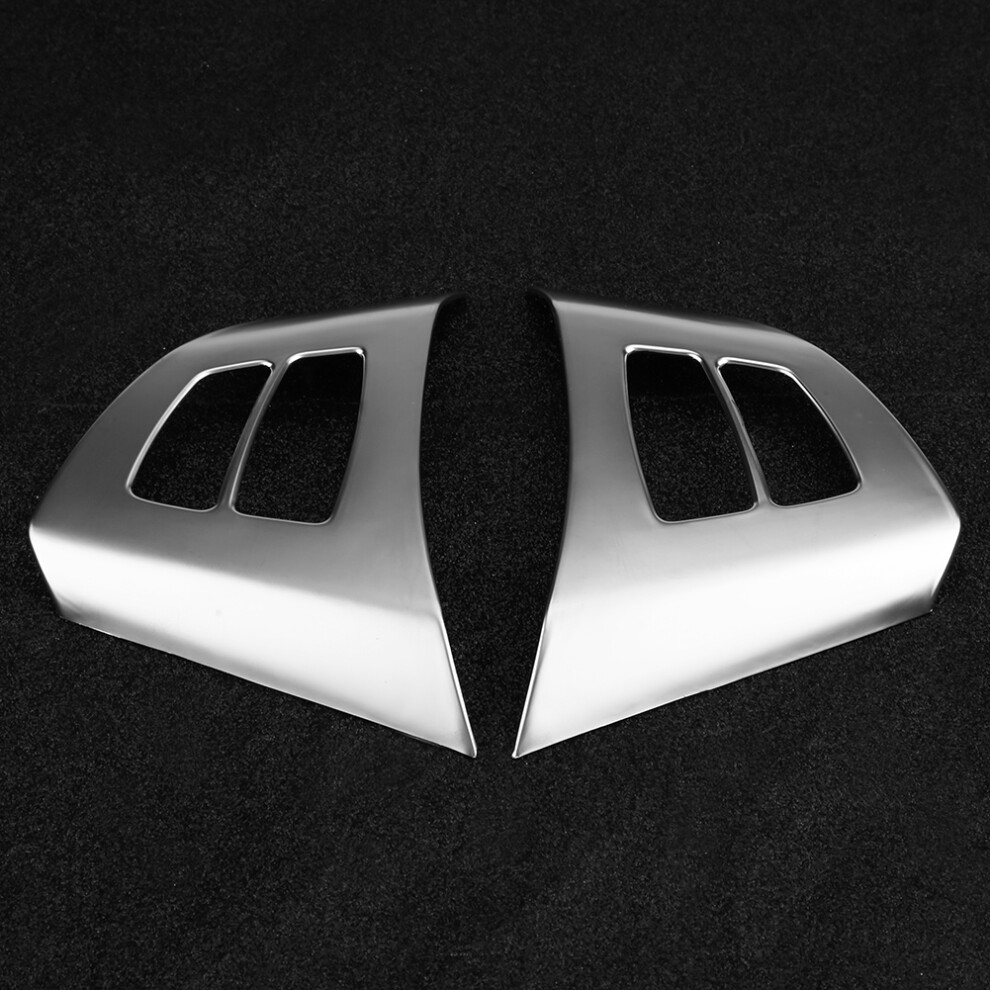 2Pcs Chrome Steering Wheel Button Frame Decoration Cover Trim For X5 E70 2008Â2013 4121324016570