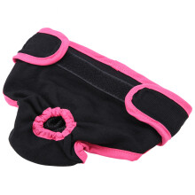 Hundewindel XS Welpenunterwäsche Damen Schwarz Polyester Waschbar & Auslaufsicher