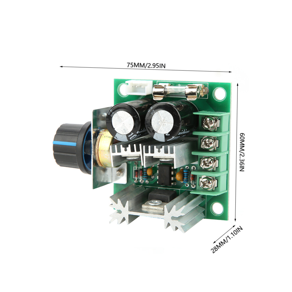 12V-40V 10A Pwm Dc Motor Governor Stepless Variable Speed Control Switch Module 4981324016907