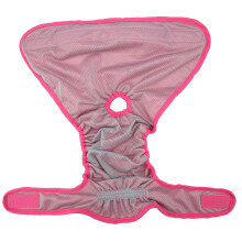Haustier-Hundekotzienhosen Polyester Welpenunterwäsche Rosa Weiblich M Wiederverwendbare Windel