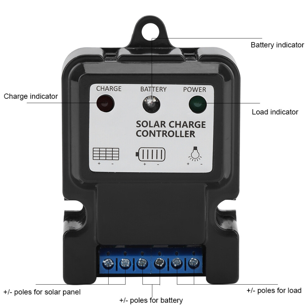 Pwm Intelligent Smart Solar Energy Discharge Charge Controller Regulator Dhsâ5S6v/12V 10A 4951324018232