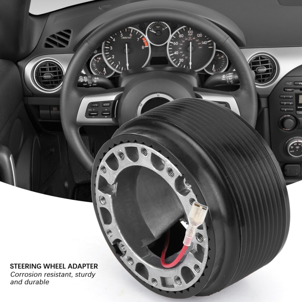 Aluminum 6-Bolt Hole Steering Wheel Racing Hub Adapter For Mazda 323 Miata Mx3 Mx5 Mx6 8781324018798