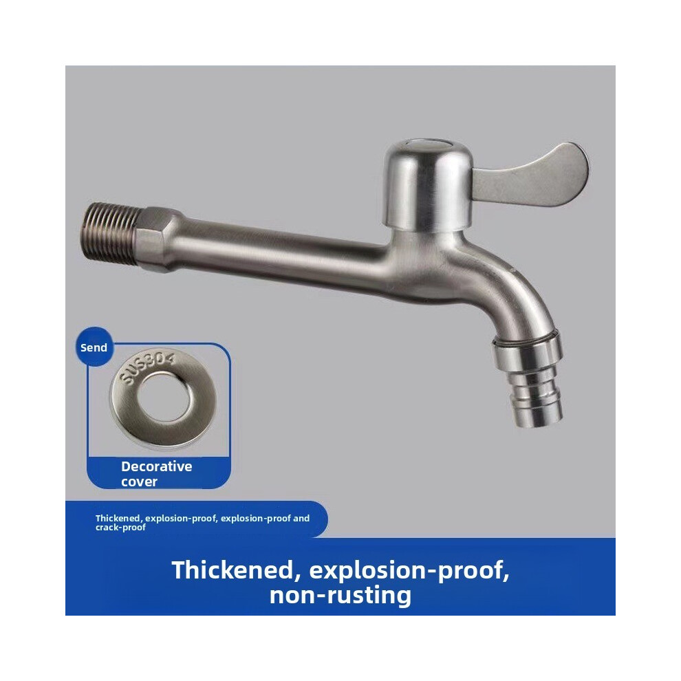 (Style C) Way Two Faucet Stainless Steel Dual Function Tap Faucets Bathroom Tools Durable-image-OPC-PHWDRG9-NEW