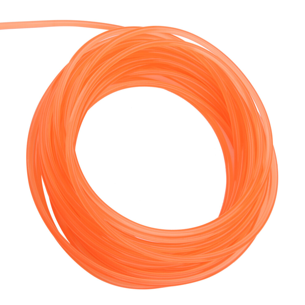 Smooth Pu Polyurethane Round Belt For Drive Transmission(6Mm*10M) Orange 3211324020859