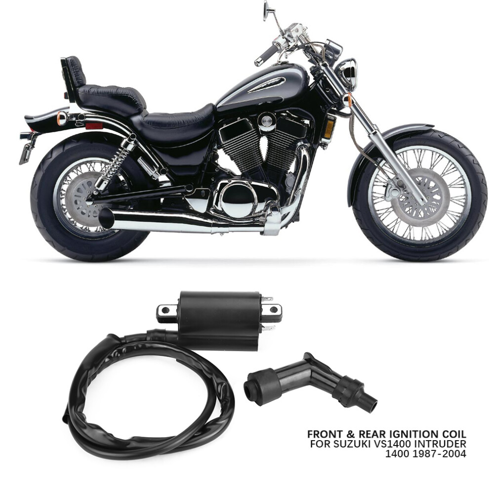 Front & Rear Ignition Coil For Suzuki Vs1400 Intruder 1400 1987-2004 Ignition Accessory 7661324020940