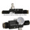 Paintball 5/8"18UNF Thread Input 3000psi Output Pressure 800psi Air Tank Regulator 4