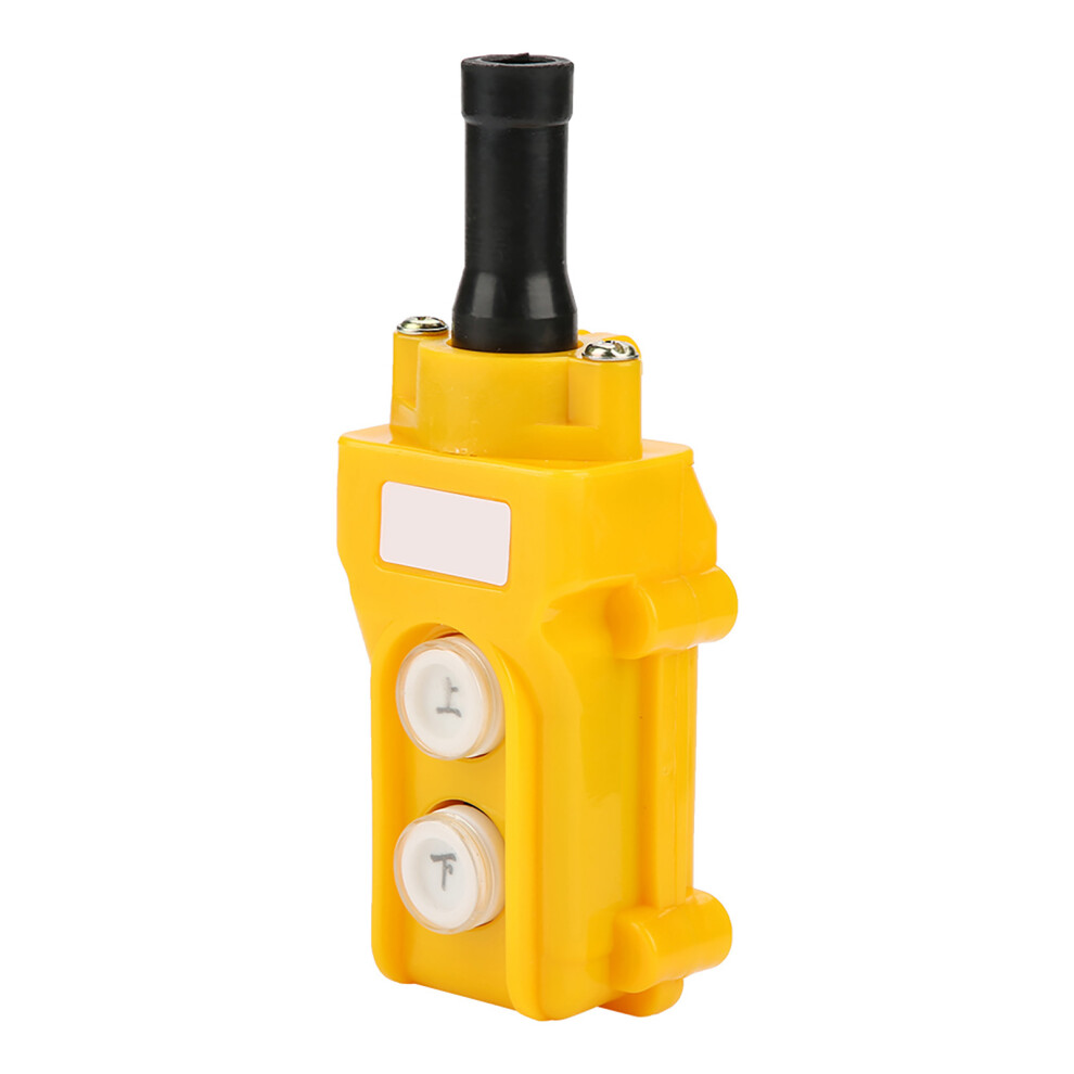 Crane Chain Hoist Push Button Switch Lifting Pendant Rainproof Controller 4981324021505