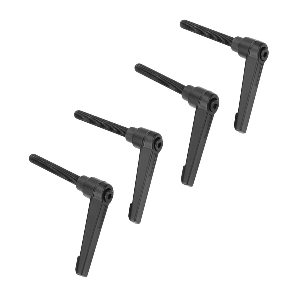4Pcs Metal Machine Knobs Adjustable Fixing Handle M6 Male Thread (60Mm) 7621324021606