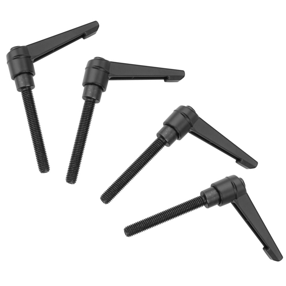 4Pcs Metal Machine Knobs Adjustable Fixing Handle M8 Male Thread (80Mm) 8011324021680