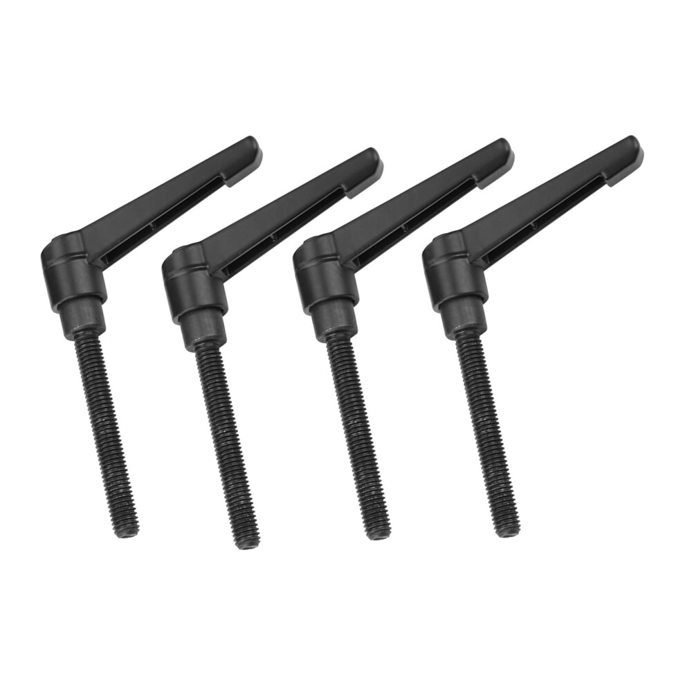 4Pcs Metal Machine Knobs Adjustable Fixing Handle M8 Male Thread (32Mm) 3031324021676