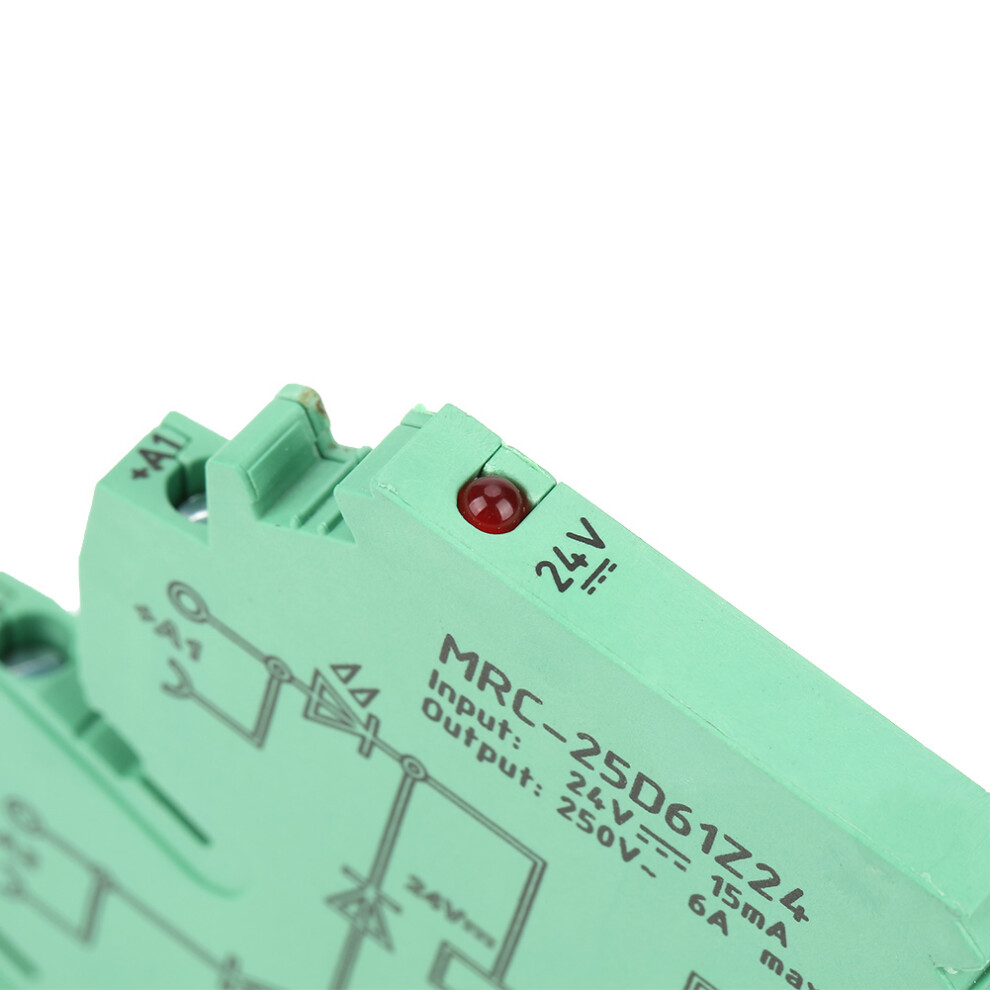 Mrc-25D61z24 Ultra Thin Dc24v Plc Relay Output Amplifier Board Relay Module 8191324022327
