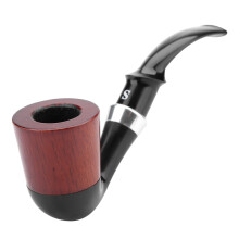 Business Men's Redwood Smoking Tobacco Cigarette Cigar Pipe with Filter Tobacco Pipe