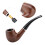 Durable Wooden Smoking Pipe Cigarette Cigar Pipe with Filter Smoking Gift 8