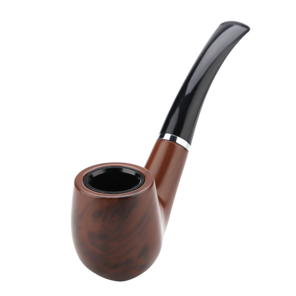 Durable Wooden Smoking Pipe Cigarette Cigar Pipe with Filter Smoking Gift