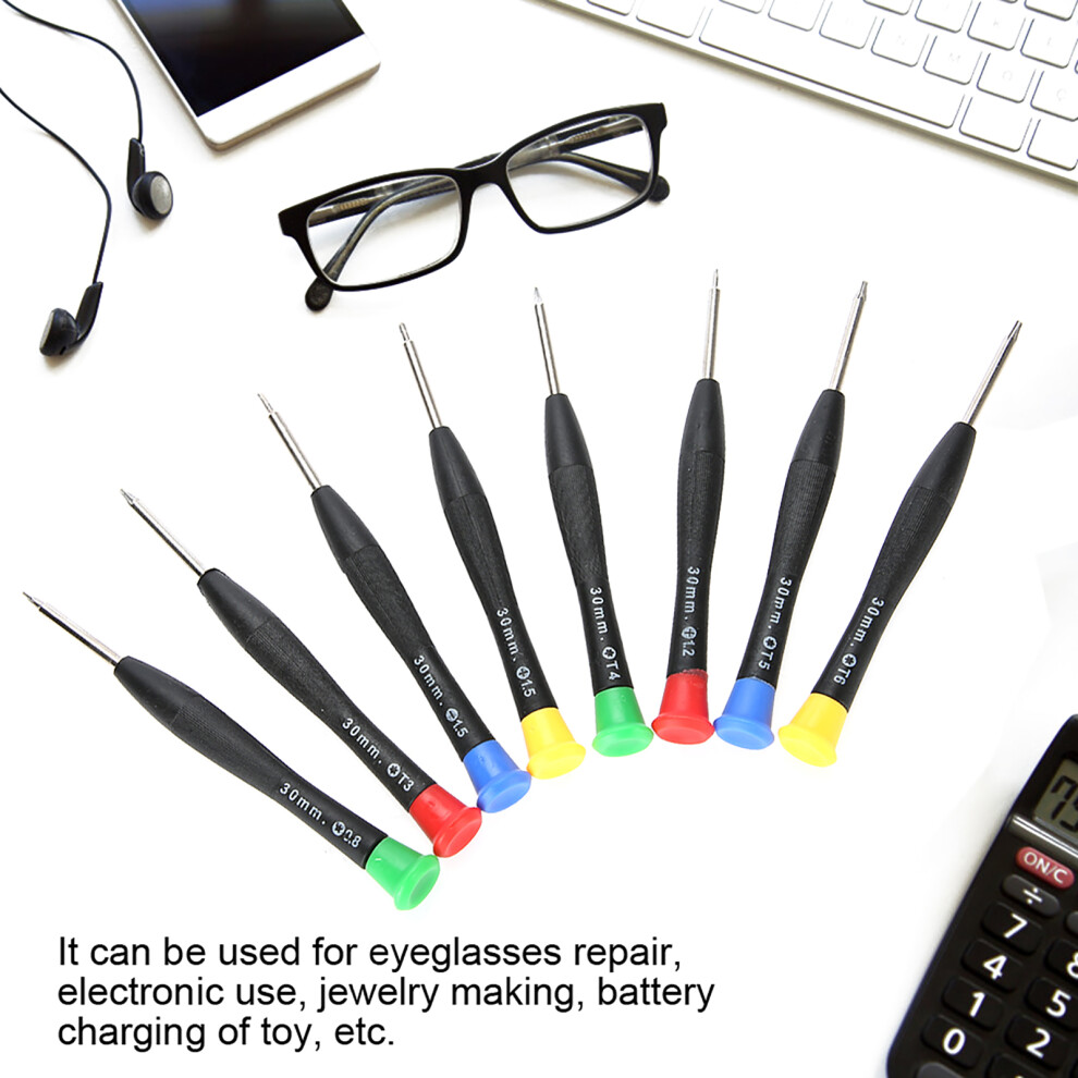 8Pcs Precision Screwdriver Electronic Watch Repair Jewelry Making Screwdrivers Set 8701324022847