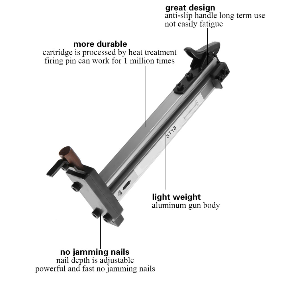 Manual Nailer Nail Gun Hand Operated Nailing Tool For Furniture Woodworking 6911324023184