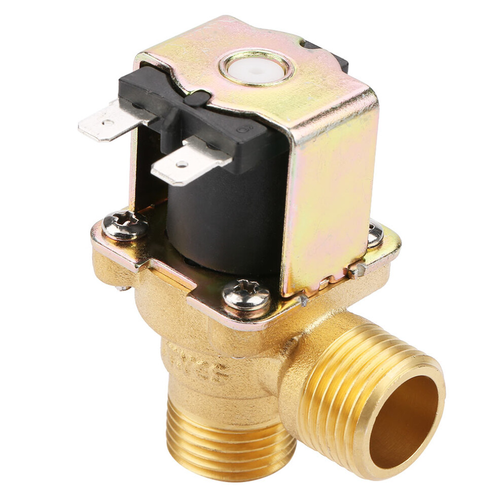 Brass Dc24v G1/2 Normal Closed Pilot Operated Water Inlet Electric Solenoid Valve 4631324024265