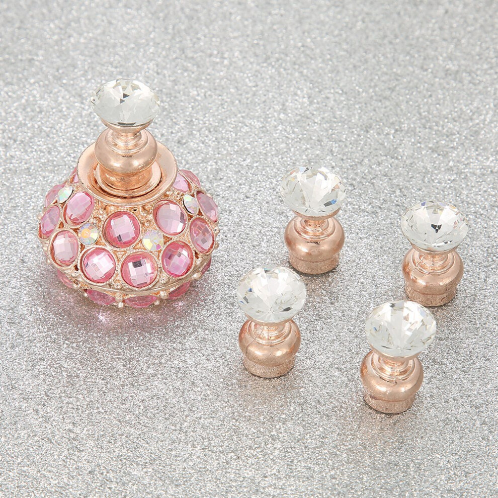 5Pcs Manicure Display Practice Stand Shelf Nail Art Tip Holders Magnetic Crystal Base