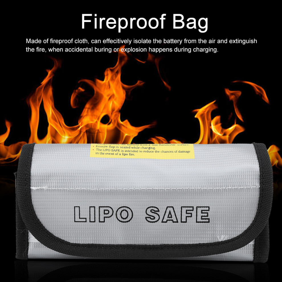 Fireproof Bag Lipo Battery Explosion Proof Safety Bags Pouch Charging Protection Sack 4671324024551