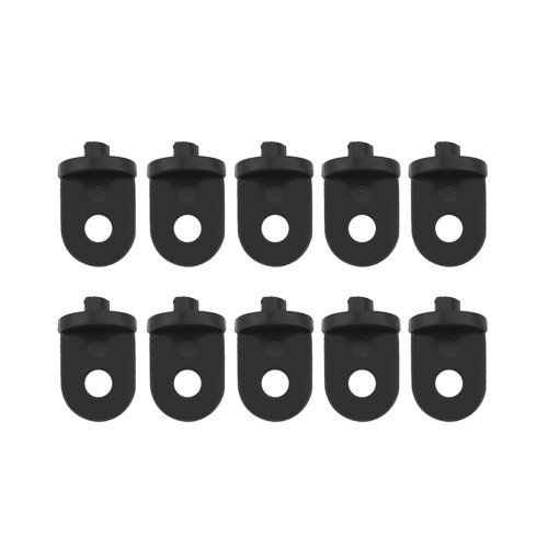 10 PCS Plastic Greenhouse Hook Plant Flower Hanger (Black) 1