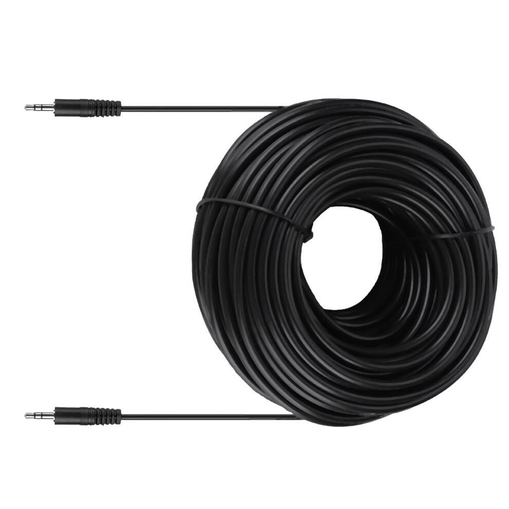 3.5Mm Copper Male To Male Shielded Audio Cable For Speakers Headset 30M 4621324026888