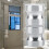 Stainless Steel Shower Glass Door Handle Pull Knob for Bathroom Lock Hardware 5