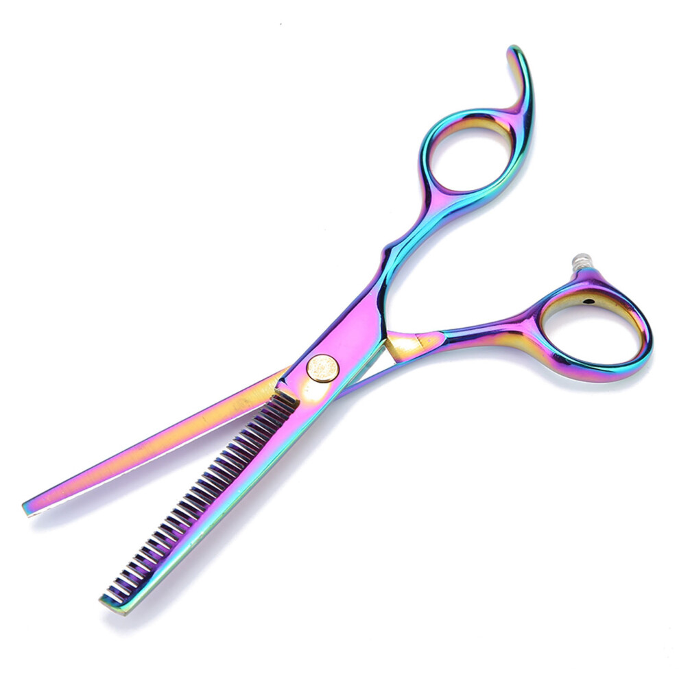 Professional Pet Dog Hair Cutting Scissors Grooming Hairdressing Shear Chromatic Thinning Shear-image-OPC-PHWDS6M-NEW