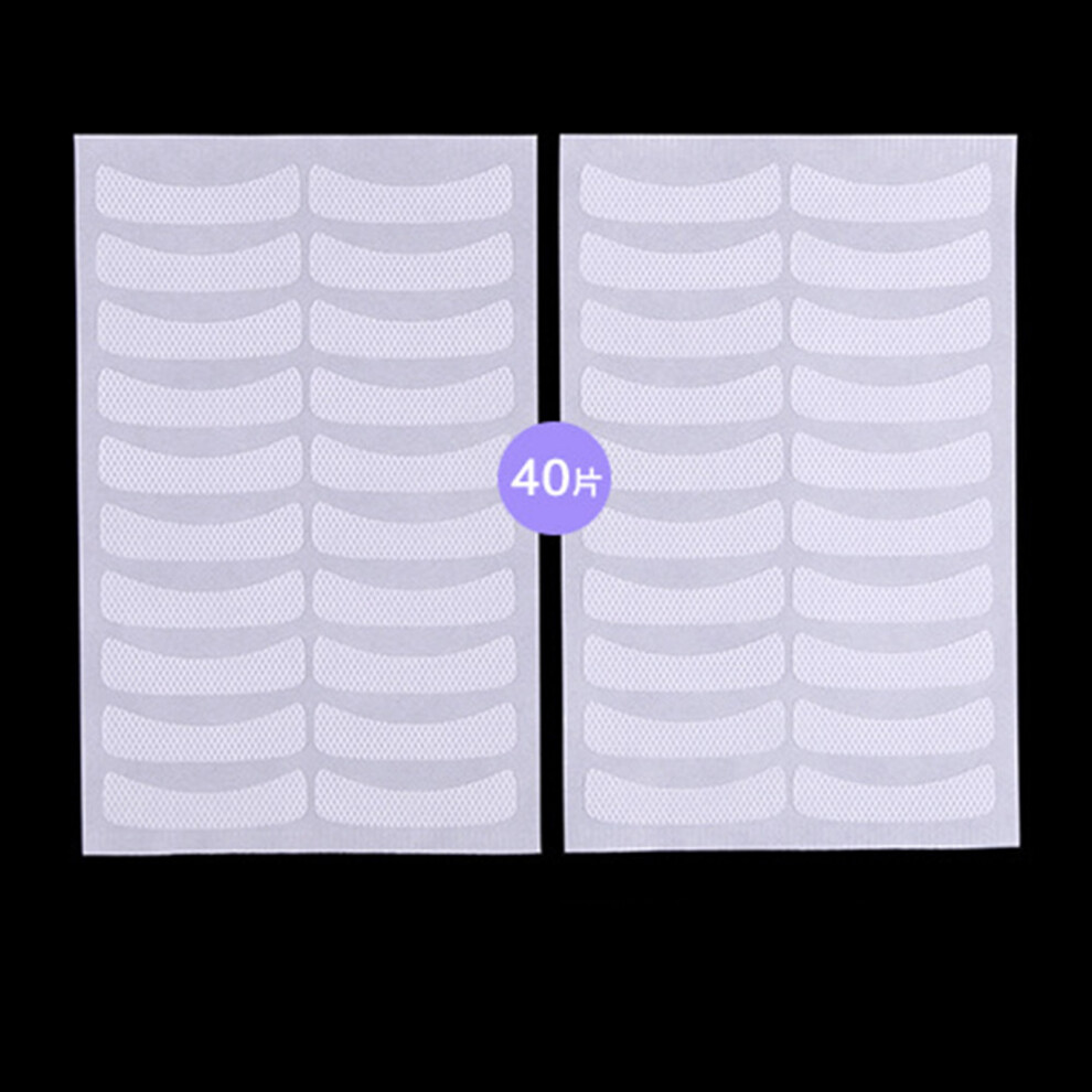 40Pcs Eye Pad Eyelash Gel Patch Lint Free Eyelash Extension Eyepads