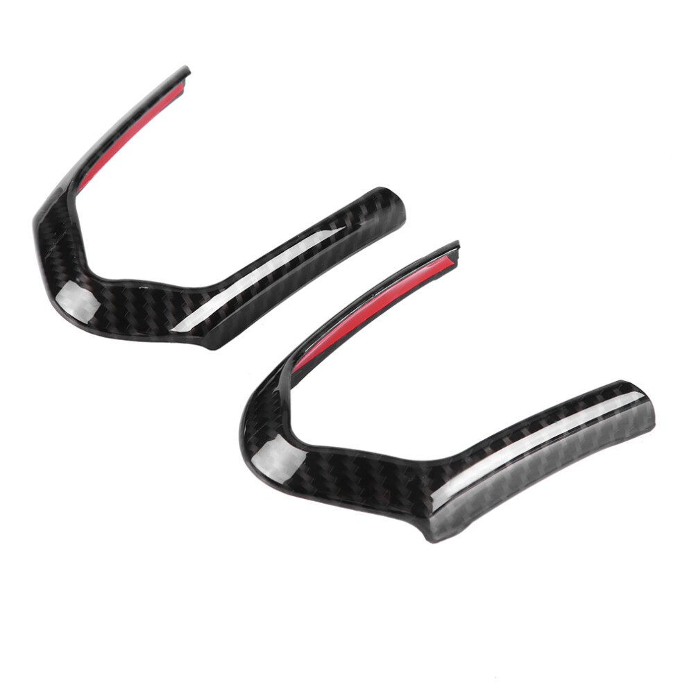 2Pcs Steering Wheel Cover Trim Frame For Msport F20 F22 F30 F32 F10 F06 F15 F16 7901324027489