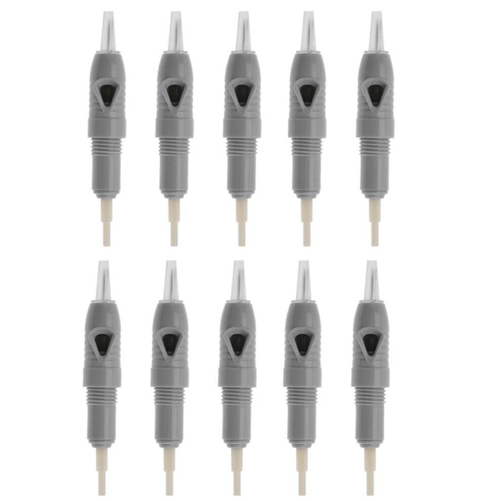 10Pcs Eyebrow Lip Tattoo Cartridge Rotary Micro needle Disposable Sterile Needle (5FP)