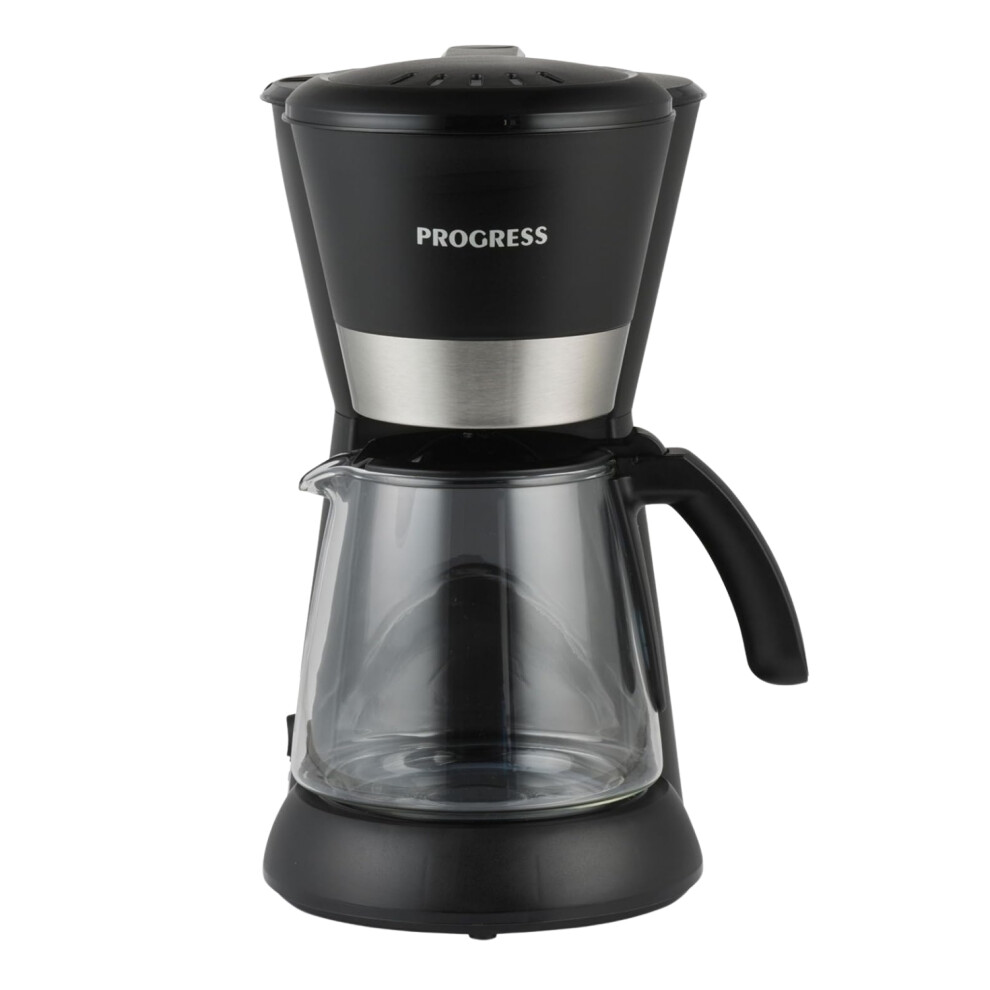 Progress Filter Coffee Machine 1.5L Anti-Drip Reusable Filter Auto Shut-Off