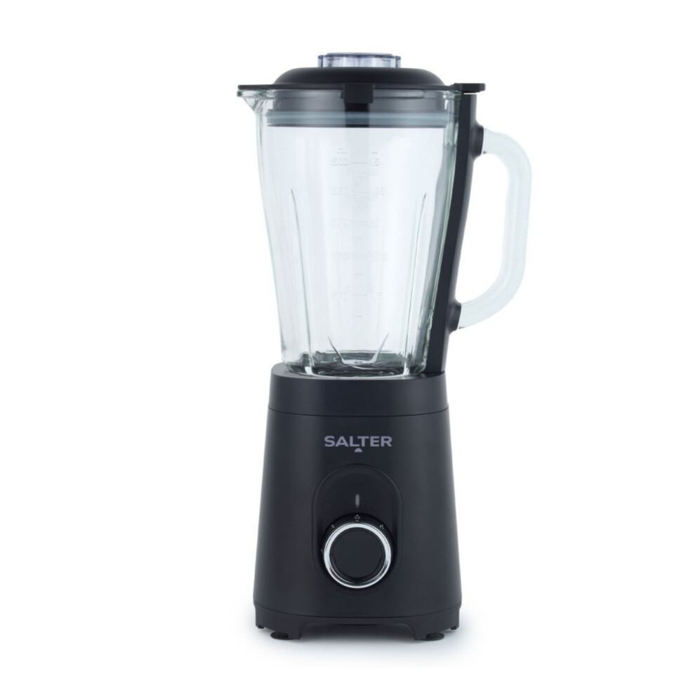 Salter Kuro Glass Jug Blender 1.5L Stainless Steel Blade Smoothie Crush Blend