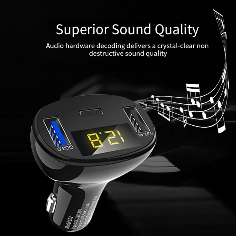 5V/2.4A Qc3.0 Dual Usb Fast Charge Car Charger Cigarette Lighter Adapter Socket Universal 3481324030916