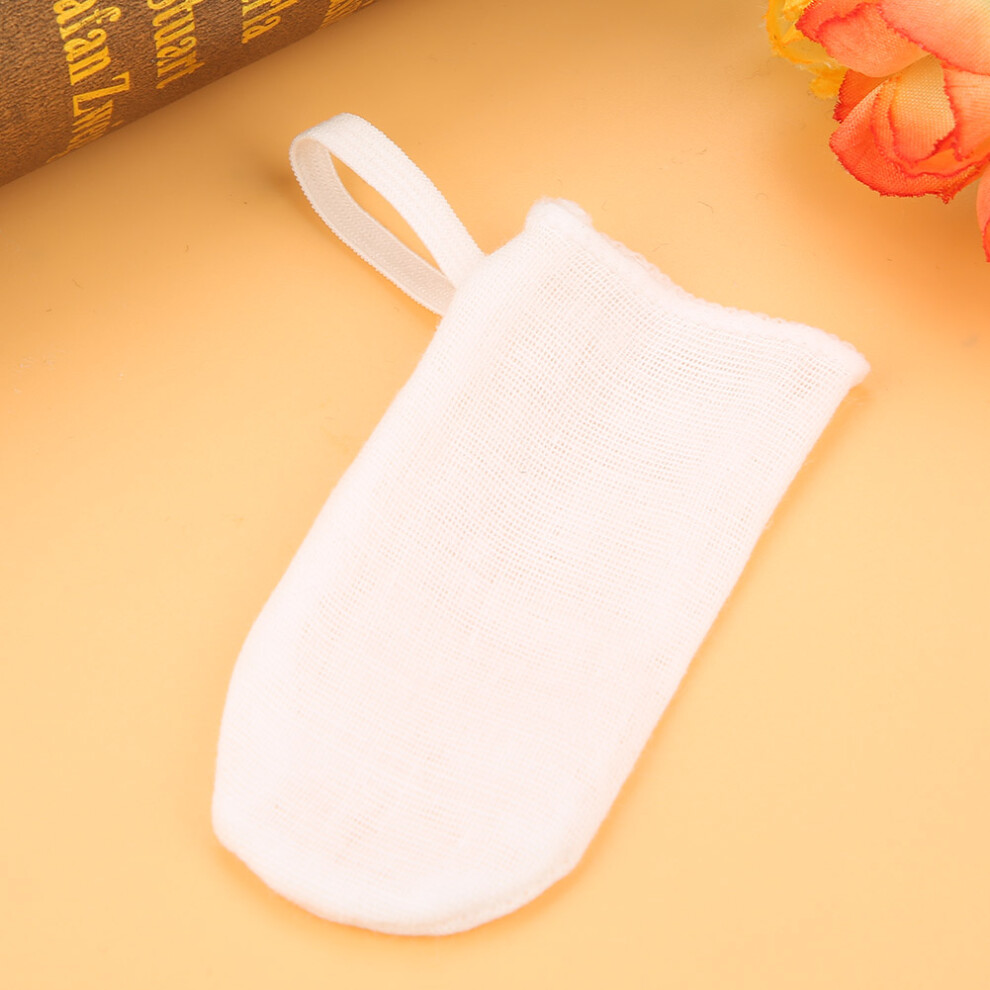 6pcs  Set Cotton Gauze Elastic Finger  cot for Kid Baby Oval Cavity Cleaning Tool