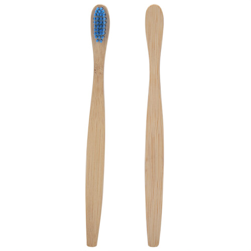 Bamboo Toothbrush Biodegradable Soft Eco friendly Nylon Bristles 6 Colors Toothbrushes(Blue) 2