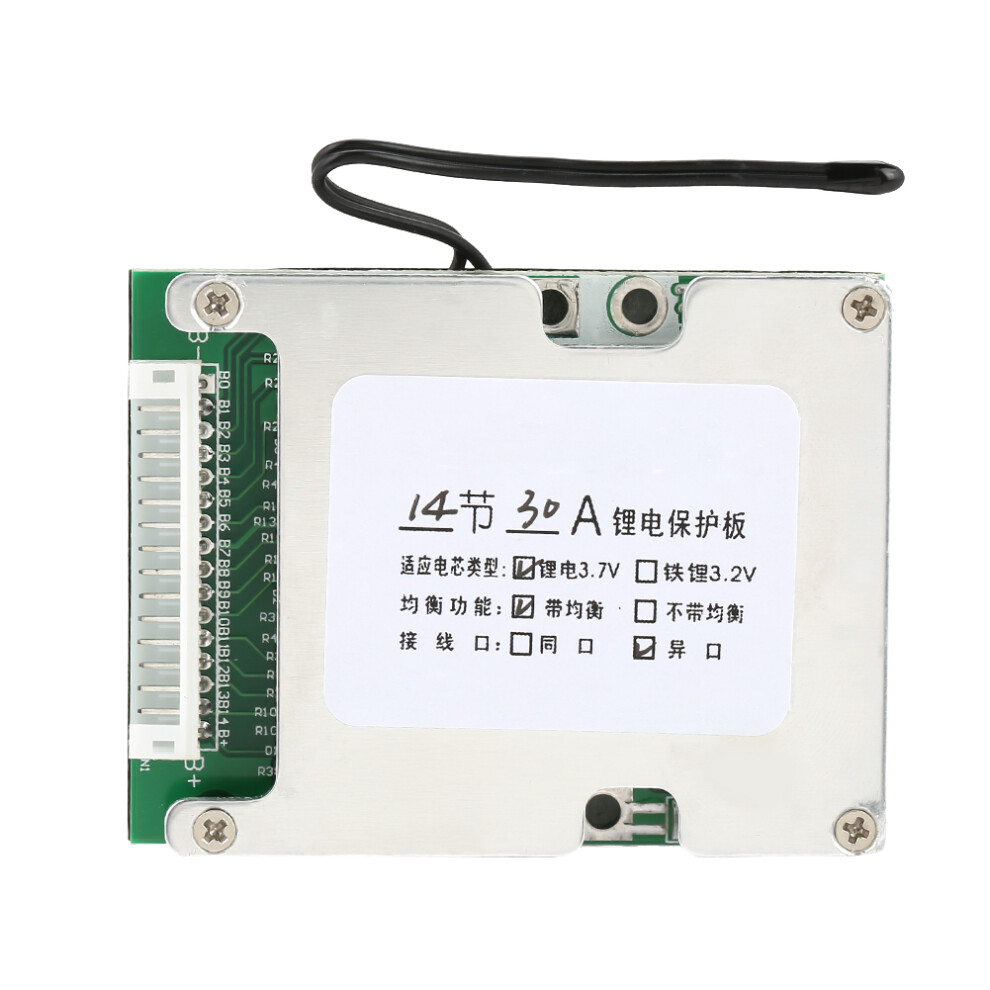 14S 30A Lithium Battery Protection Bms Pcb Board With Balance Charge 5041324033904