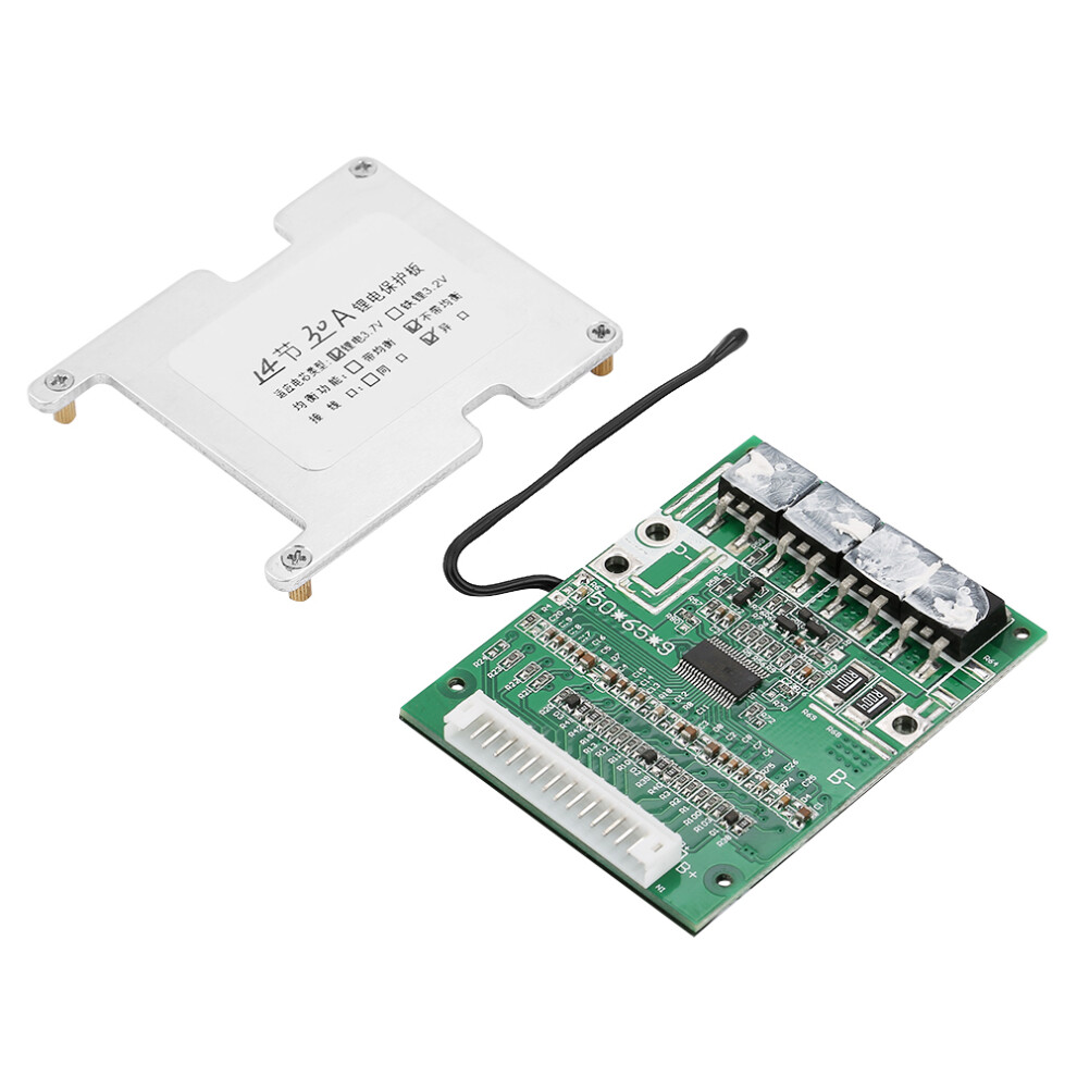 14S 30A Lithium Battery Protection Board 3.7V Li Ion Cell Bms Pcb Board 7661324033889