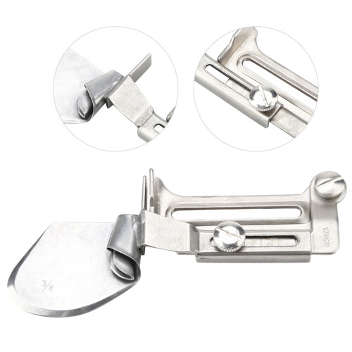 Industrial Flat Sewing Machine Accessory Overlock Binder Hemmer Binding Attachment Folder